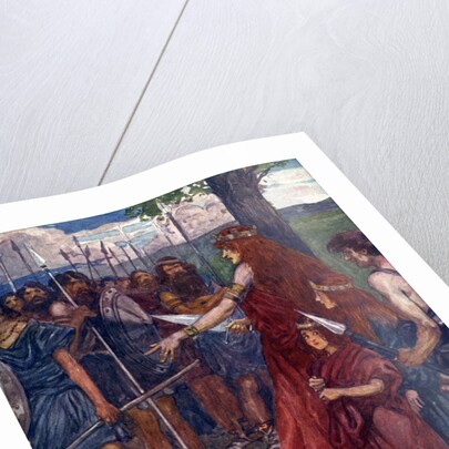 'Will you follow me, men?', c61 AD by A S Forrest