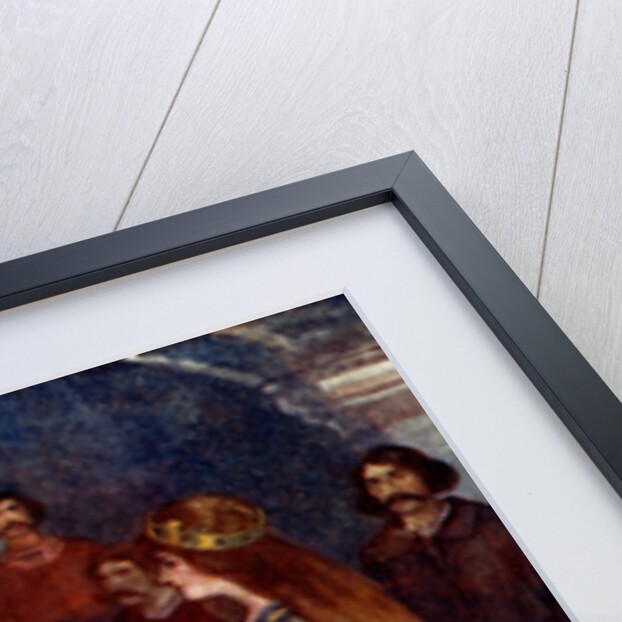 'Rowena came into the room carrying a beautiful golden cup', c430 AD by A S Forrest