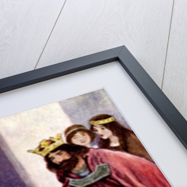 The King made the Black Prince a Knight of the Order of the Garter by A S Forrest