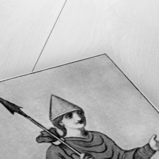 The Saxon mantle, showing method of fastening by Anonymous
