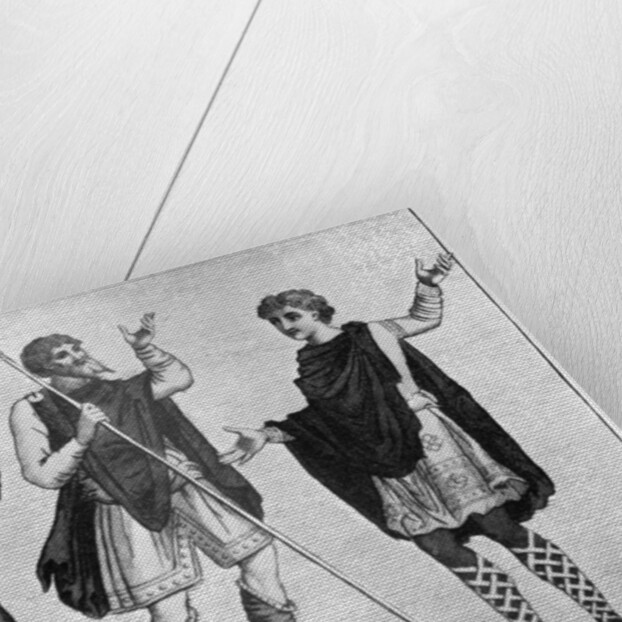 Saxon cross-gartering by Anonymous