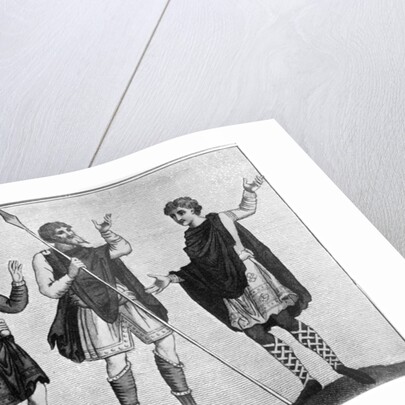 Saxon cross-gartering by Anonymous