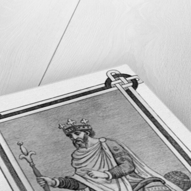 A Saxon monarch by Anonymous