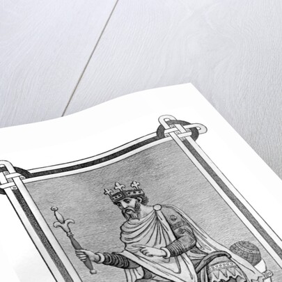 A Saxon monarch by Anonymous