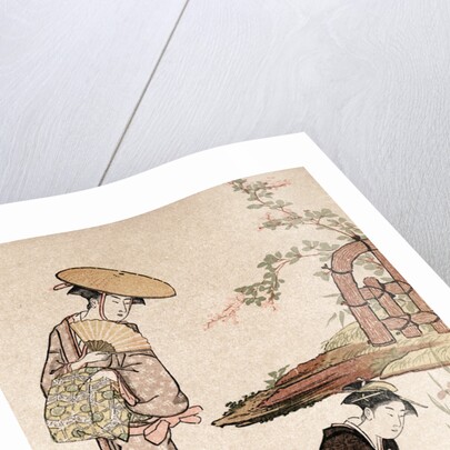 The Iris Garden by Torii Kiyonaga