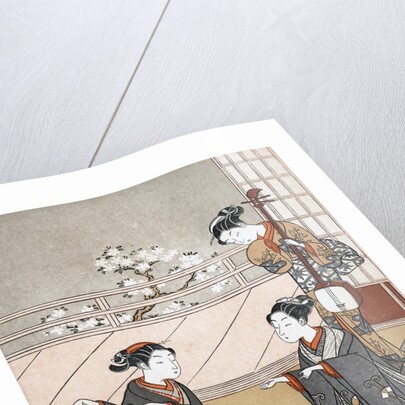 Girls Playing the Game of Ken by Suzuki Harunobu