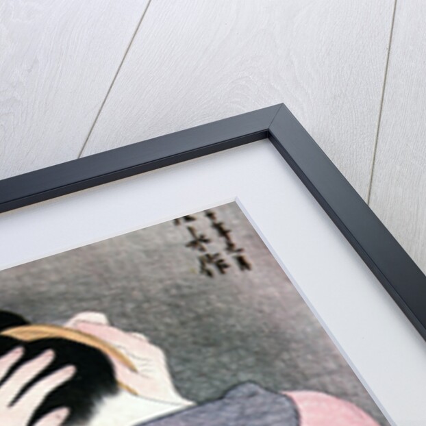 A Girl Dressing her Hair', or, 'Woman with an Undersash by Ito Shinsui
