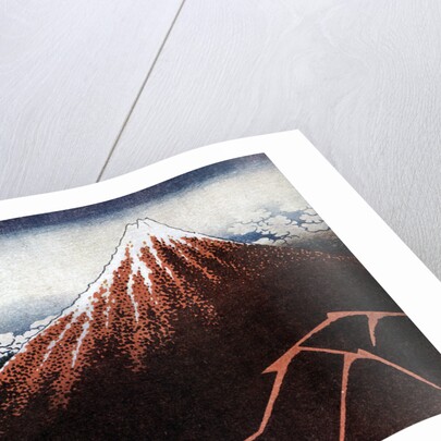 Fuji above the Lightning by HOKUSAI