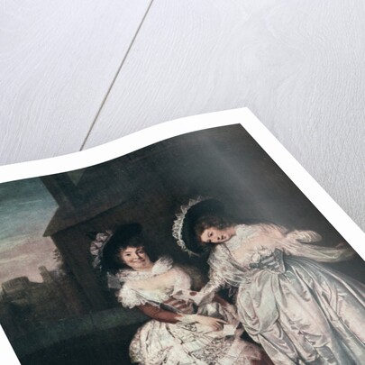Mrs Page and Mrs Ford Reading Falstaff's Love Letters by Matthew William Peters