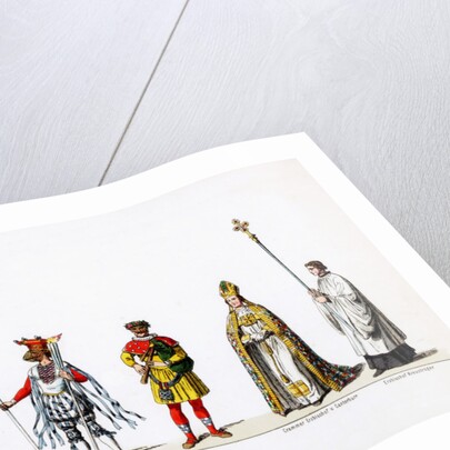 Theatre costume designs for Shakespeare's play, Henry VIII by Anonymous