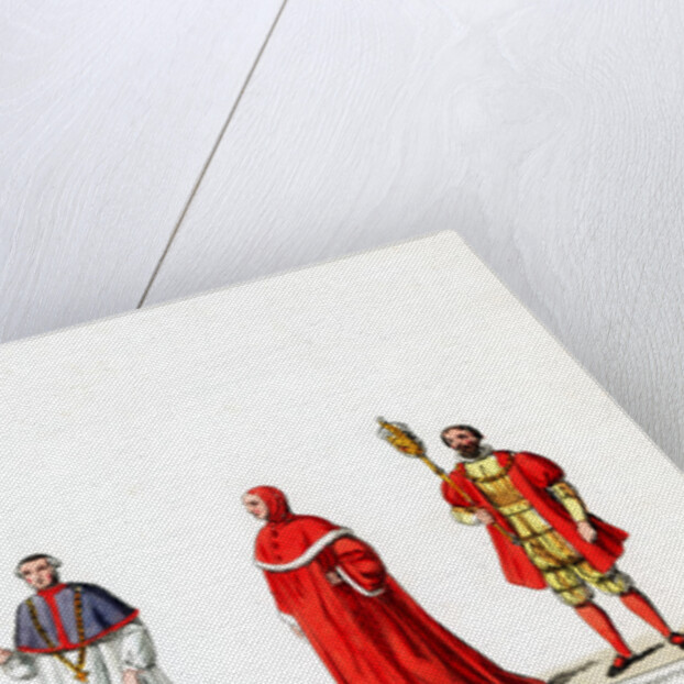 Theatre costume designs for Shakespeare's play, Henry VIII by Anonymous