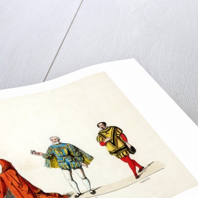 Theatre costume designs for Shakespeare's play, Henry VIII by Anonymous