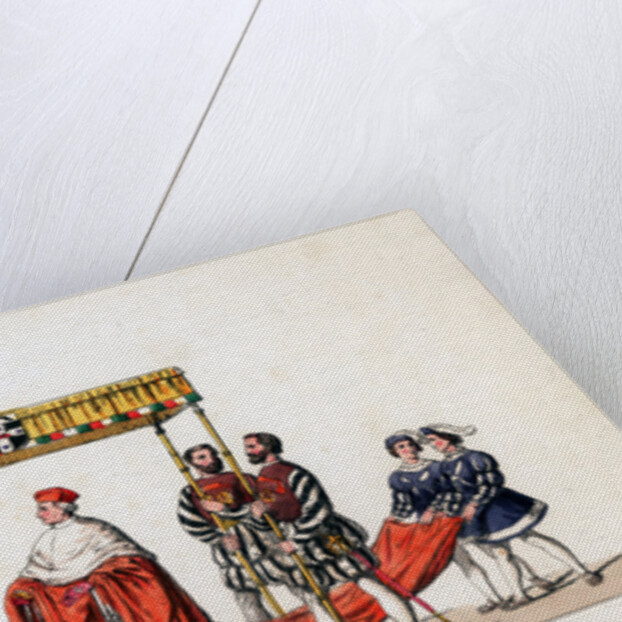 Theatre costume designs for Shakespeare's play, Henry VIII by Anonymous