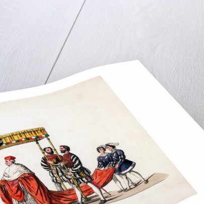 Theatre costume designs for Shakespeare's play, Henry VIII by Anonymous