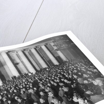 Petrograd Soviet of Workers' and Soldiers' Deputies, Tauride Palace, Russia by Anonymous