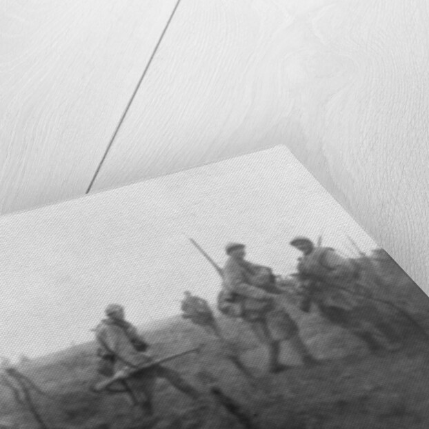 Allied troops, 31 July 1917 at the Yser Canal, Belgium by Anonymous