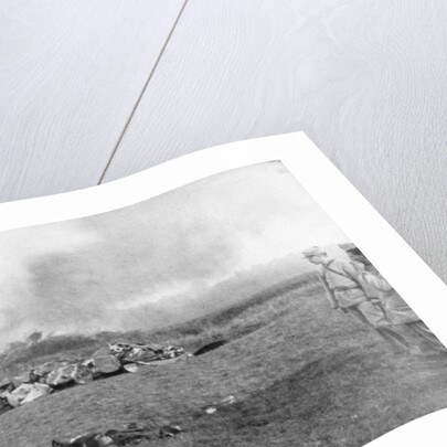 The carcass of Zeppelin LZ93 (L44), St Clement, France by Anonymous