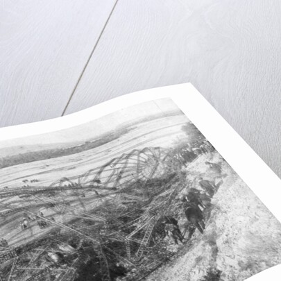 The carcass of Zeppelin LZ85 (L45) by Anonymous