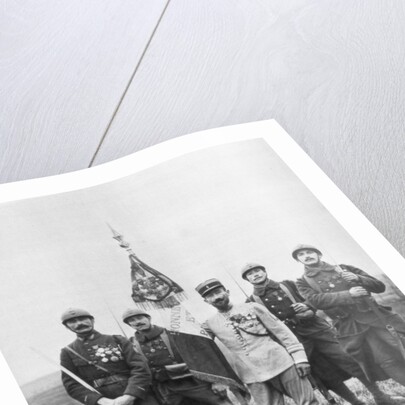 The flag of the 'Regiment de Marche,' of The French Foreign Legion by Anonymous