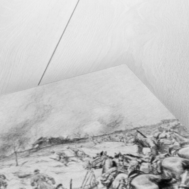 French Cavalry in Action by Georges Bertin Scott