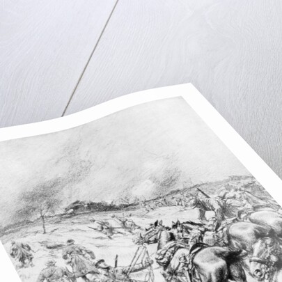 French Cavalry in Action by Georges Bertin Scott