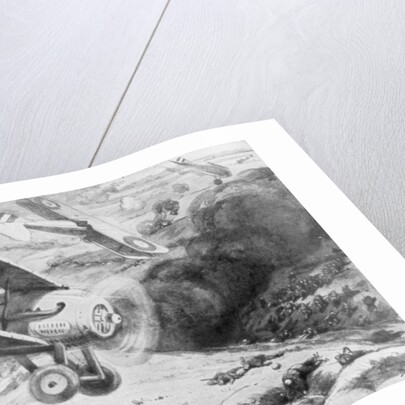 Air cavalry, attacking the infantry by Maurice Busset