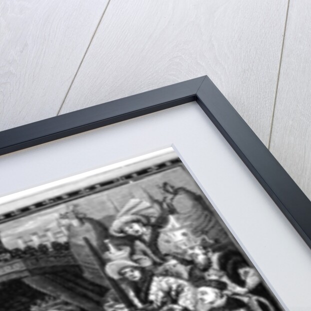 King, queen, and court by Anonymous