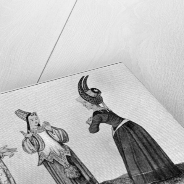 Horned and steeple headdresses by Anonymous