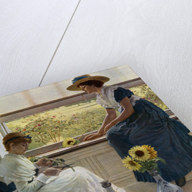 Sun and Moon Flowers by George Dunlop Leslie