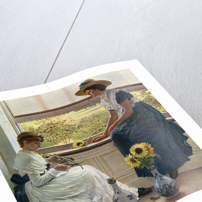 Sun and Moon Flowers by George Dunlop Leslie