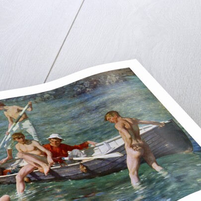 Ruby, Gold and Malachite by Henry Scott Tuke