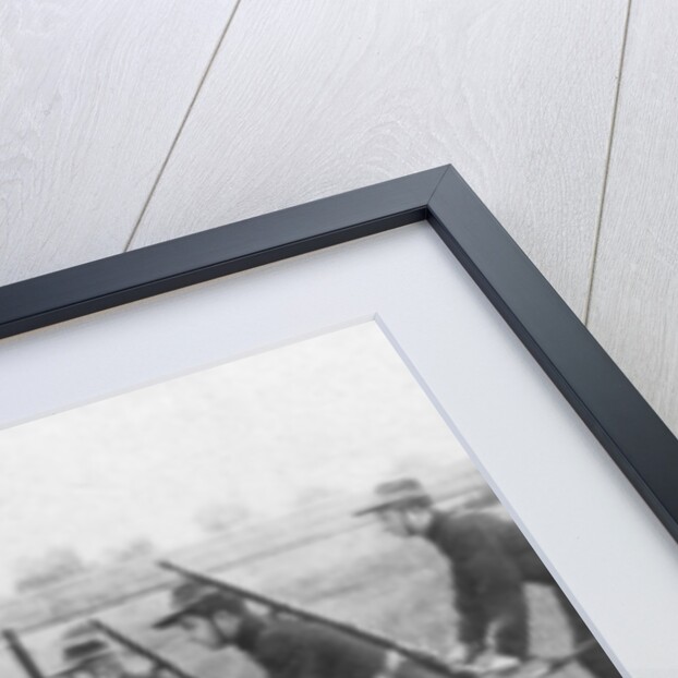 Belgian bicycle troops in Haelen, Belgium, August 1914 by Montigny