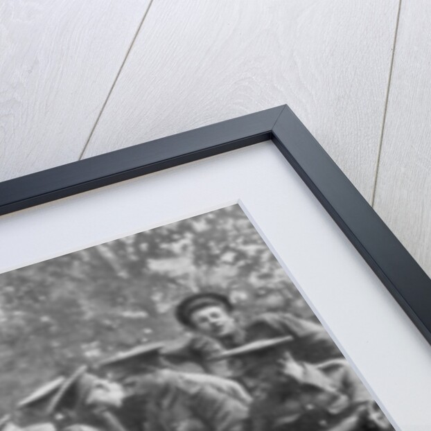 British troops on the way to the front, France by Anonymous