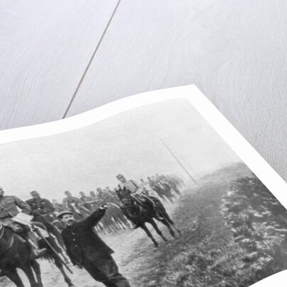 French cavalry on a reconnaissance mission, Somme, France by Anonymous