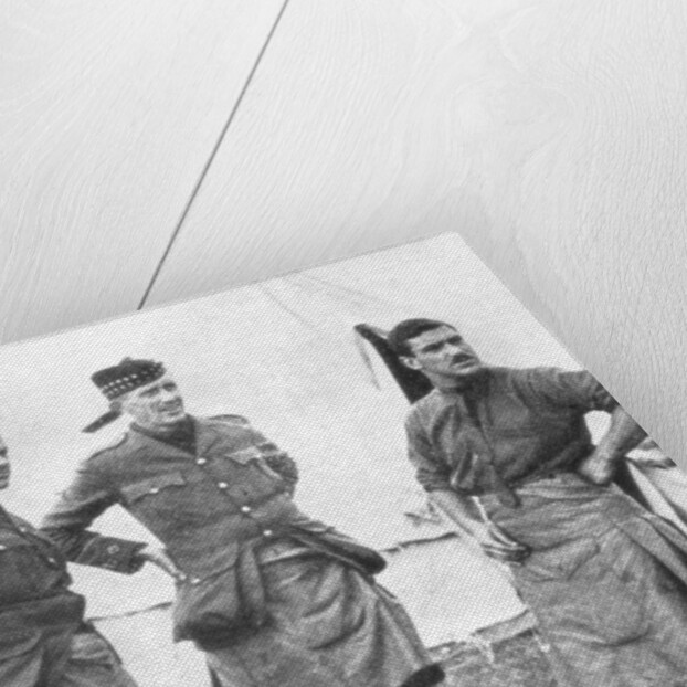 Officers of the Canadian Highlanders by Anonymous