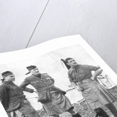 Officers of the Canadian Highlanders by Anonymous