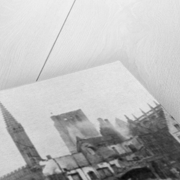 The Belfry and Cloth Hall of Ypres, Belgium by Anonymous