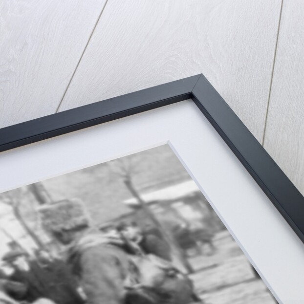 Russian Siberian infantry troops in Warsaw, Poland by Anonymous