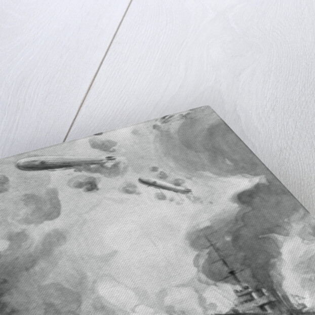 Cuxhaven Raid by Charles Fouqueray