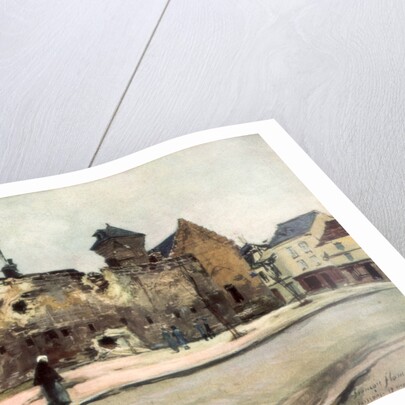 'The Barracks at Soissons', France by Francois Flameng