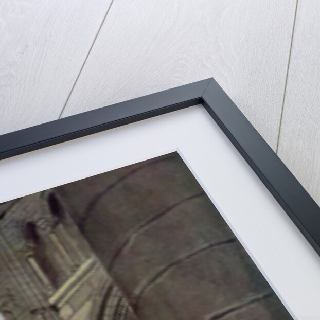 Interior of the Ruins of Saint Jean des Vignes Abbey, Soissons', France by Francois Flameng