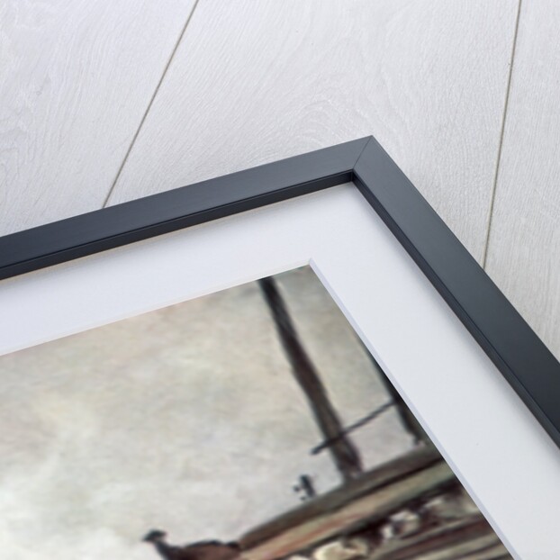 'Factory Barricade, Soissons', France by Francois Flameng