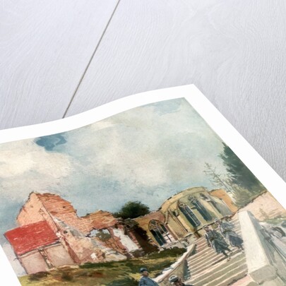 The Church of Clermont-en-Argonne by Francois Flameng