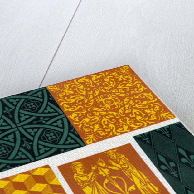 Paving tiles of the 14th and 15th century by Franz Kellerhoven