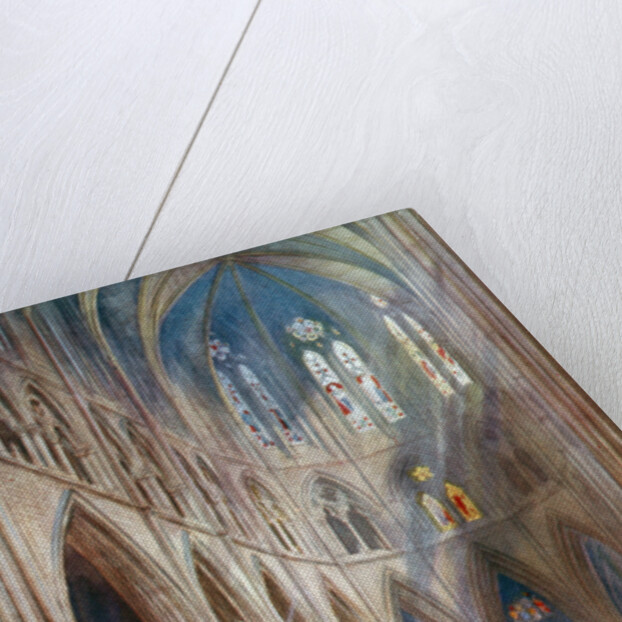 'The Recognition', George VI's coronation ceremony, Westminster Abbey, London by Henry Charles Brewer