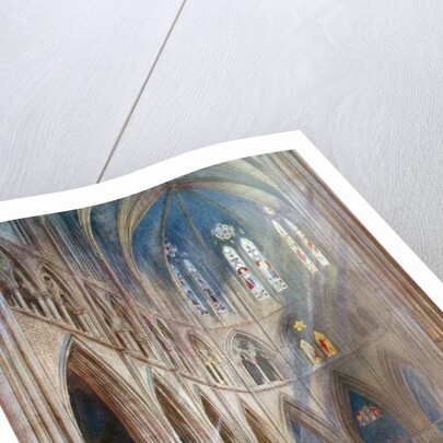 'The Recognition', George VI's coronation ceremony, Westminster Abbey, London by Henry Charles Brewer