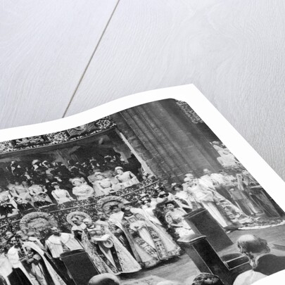 Coronation ceremony of George V, Westminster Abbey, London, 22 by John Benjamin Stone