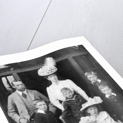 The Prince and Princess of Wales and their children, Abergeldie, Scotland by Anonymous