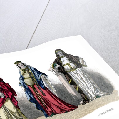 French costume: Gallic, Gallo Roman, Merovingian, Carlovingian by Anonymous