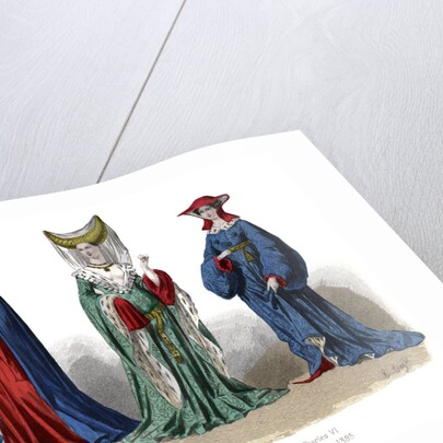 French costume: Charles V, Charles VI by Anonymous